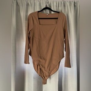 Brown bodysuit